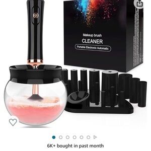 Electric makeup brush cleaner